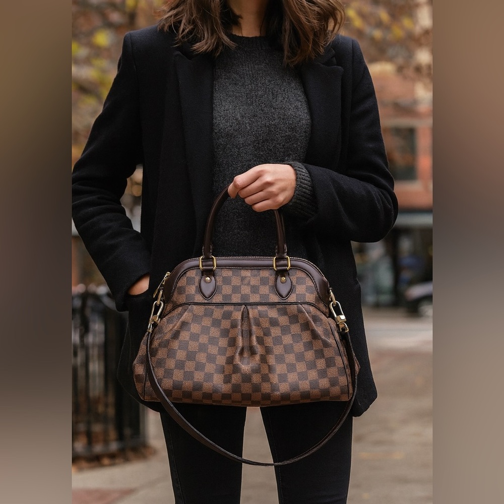 Louis Vuitton Trevi PM Damier Ebene Handbag - Classic